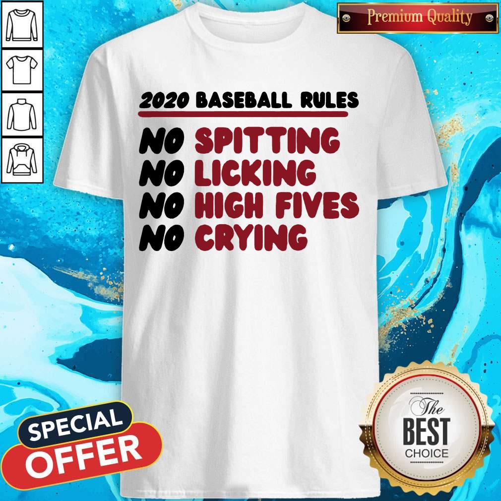 Official 2020 Baseball Rules Shirt