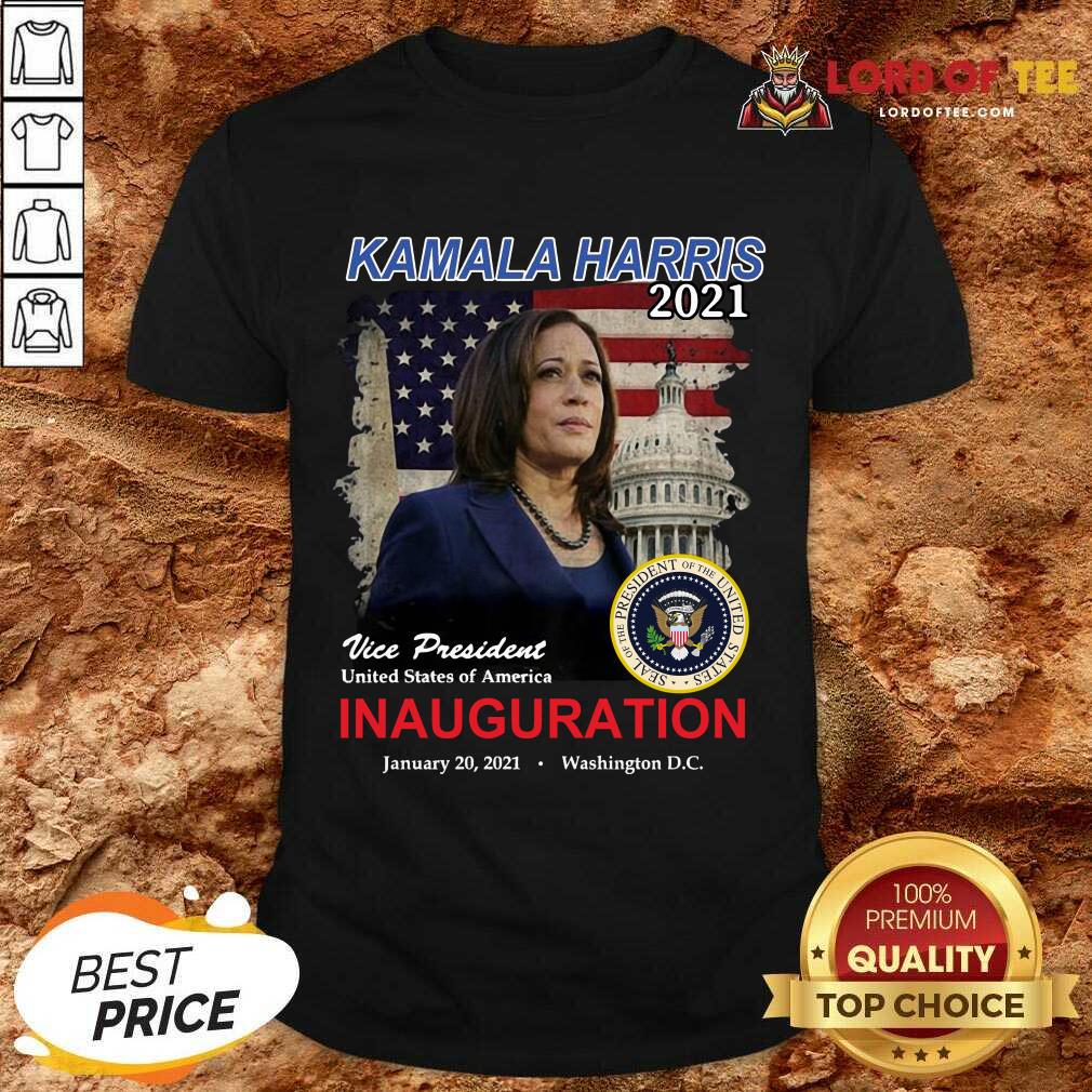 Official 2021 Inauguration Day Kamala Harris Commemorative Souvenir Shirt