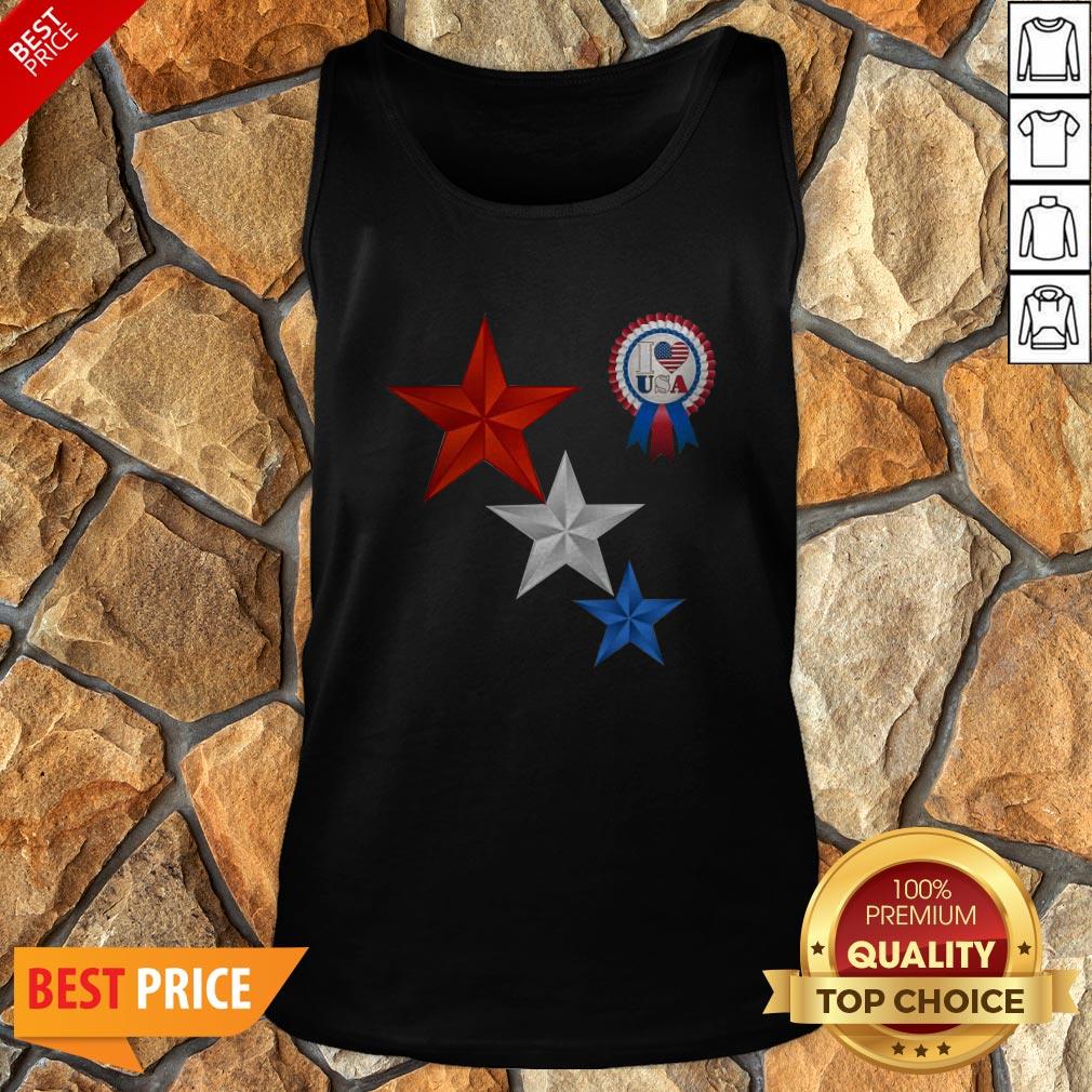 Official 4th Of July I Love USA T-Shirt
