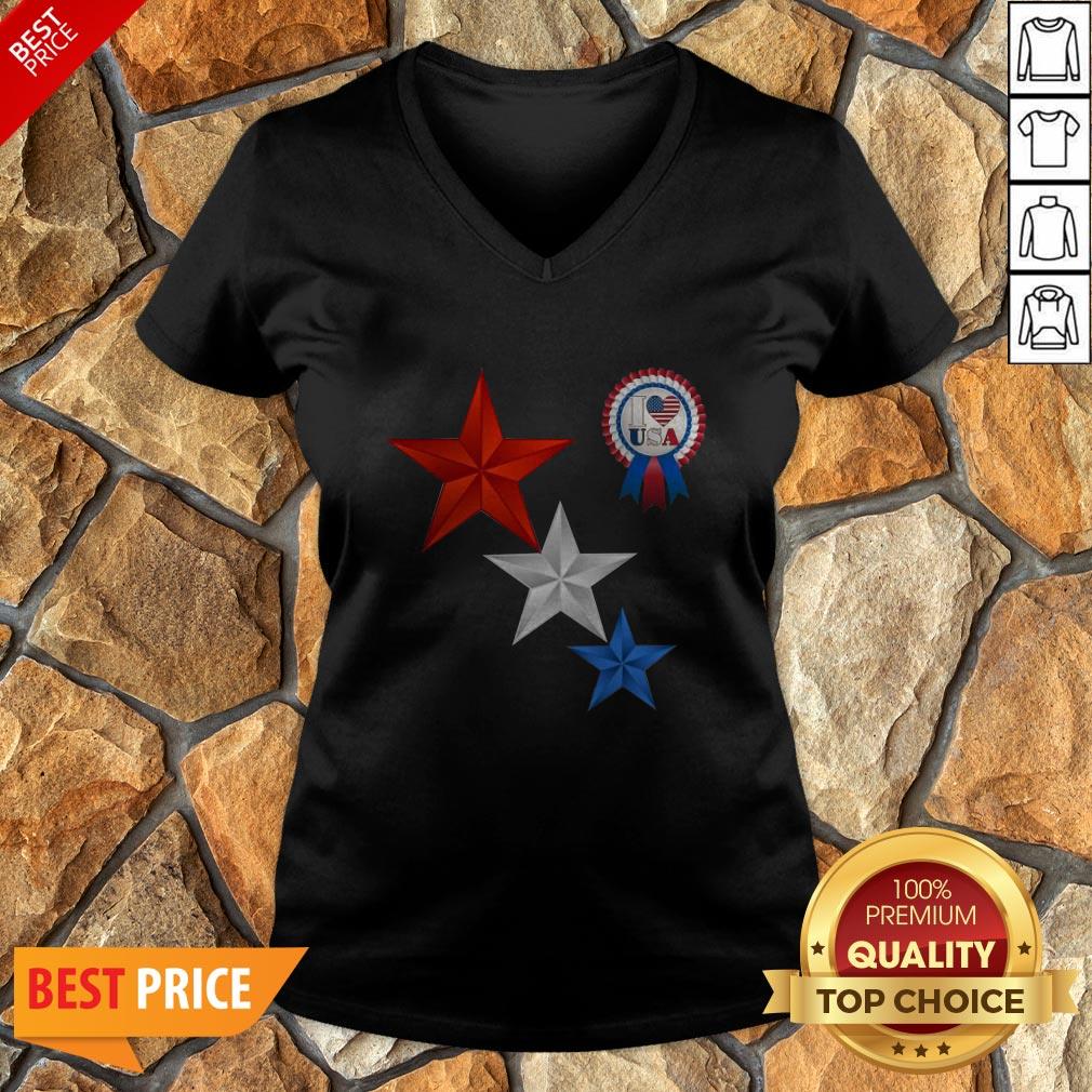 Official 4th Of July I Love USA T-Shirt