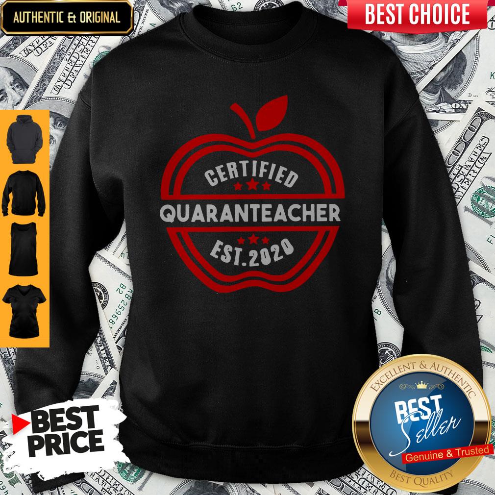 Official Apple Certified Quaranteacher Est 2020 Shirt