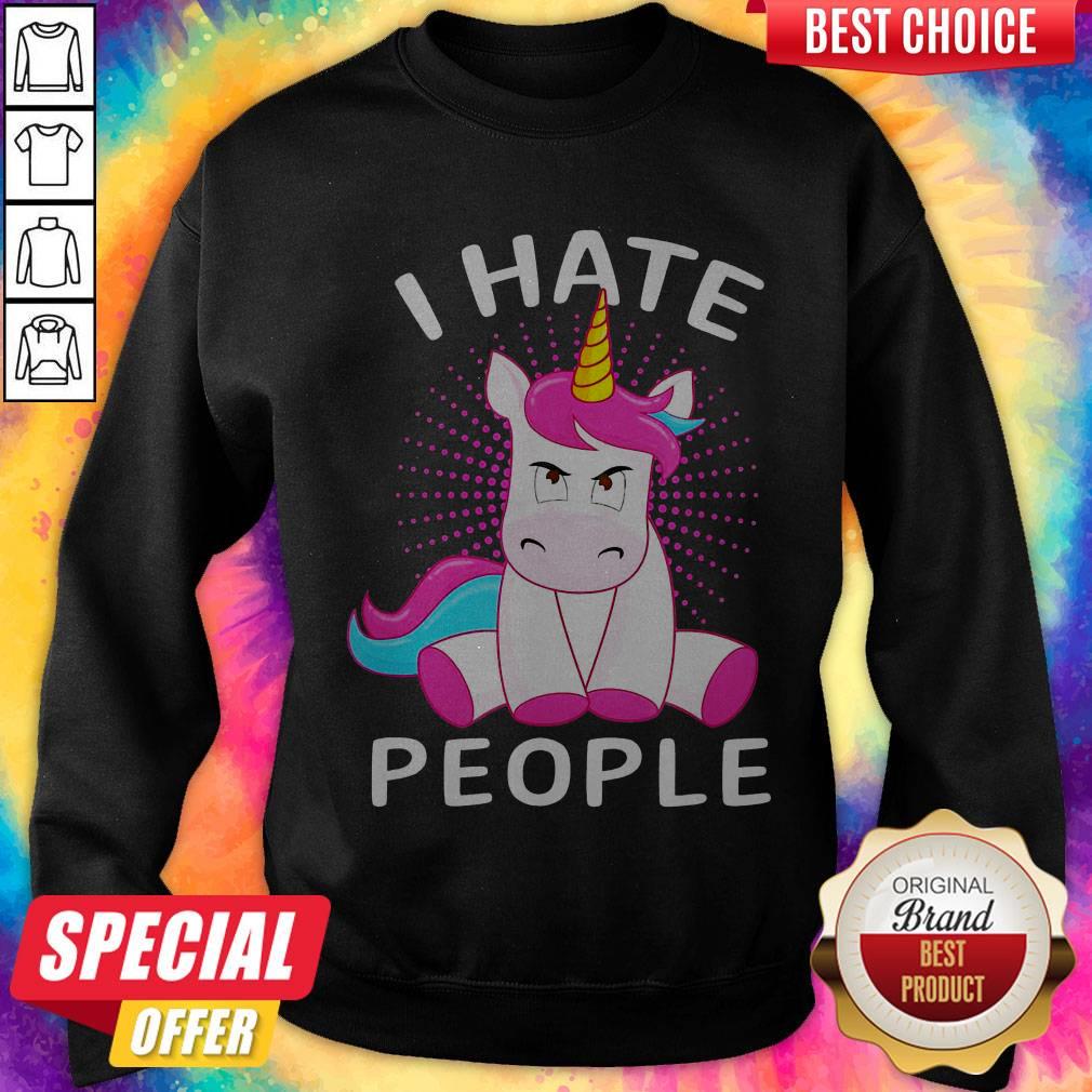 Official Baby Unicorn I hate People Shirt