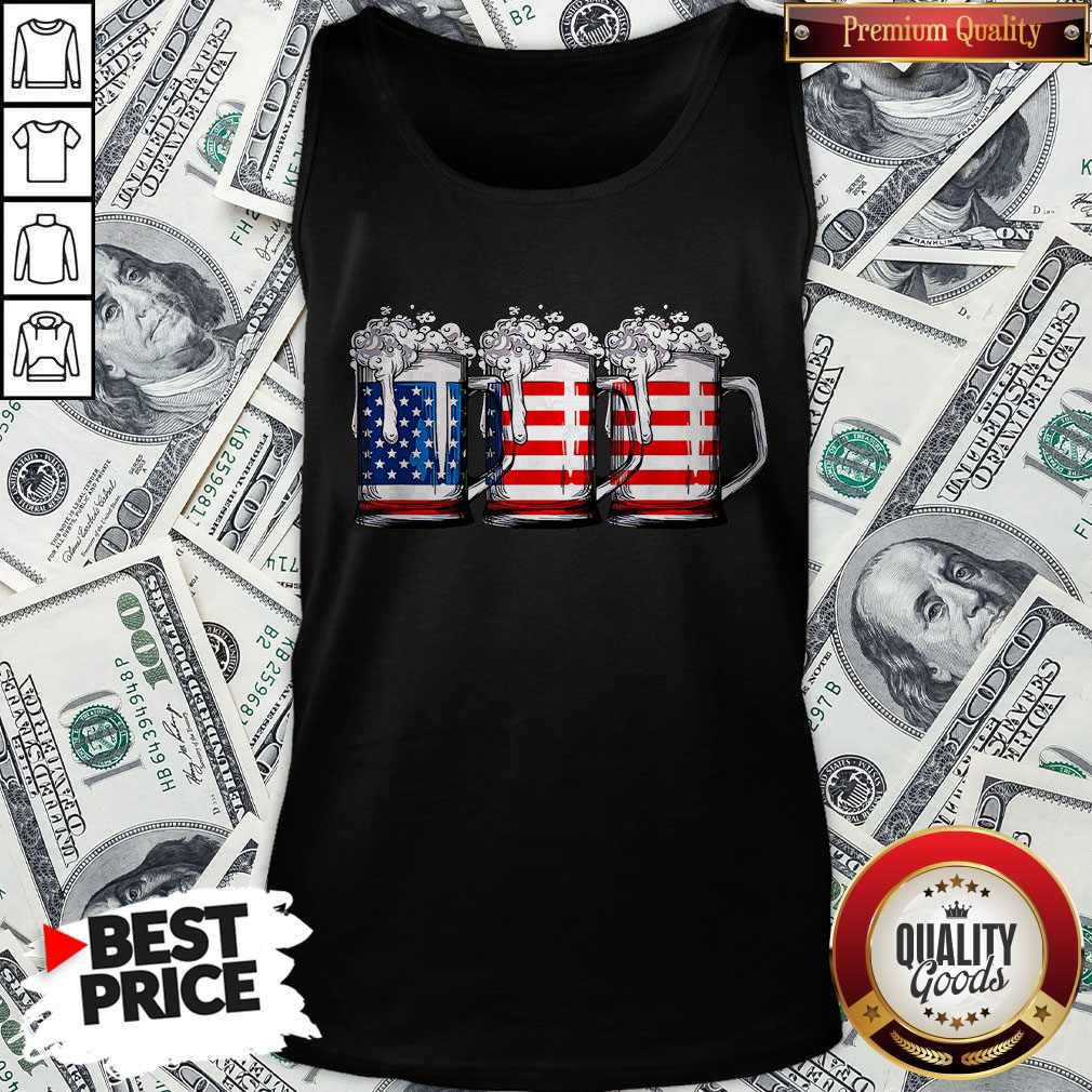 Official Beer America Happy Independence Day Shirt