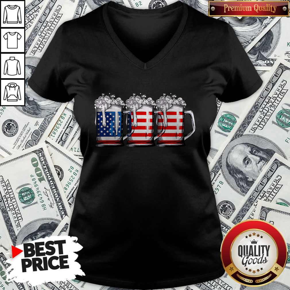 Official Beer America Happy Independence Day Shirt