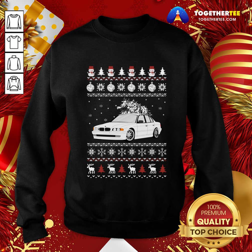 Official BMW E38 Ugly Christmas Shirt