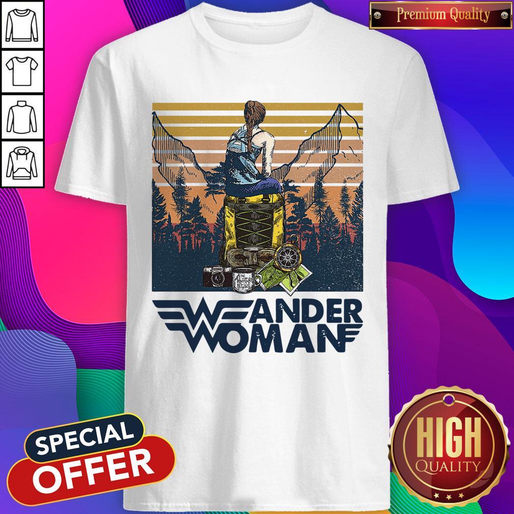 Official Camping Wander Woman Vintage Shirt