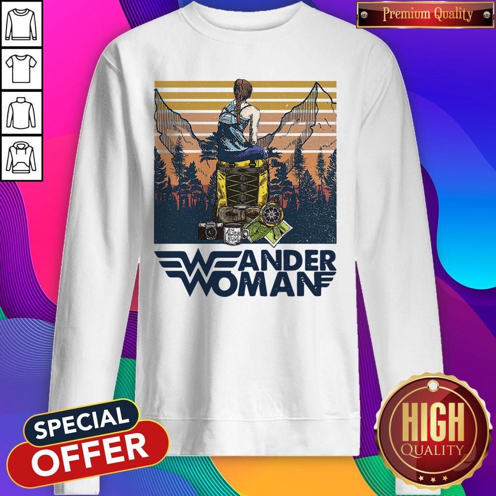 Official Camping Wander Woman Vintage Shirt