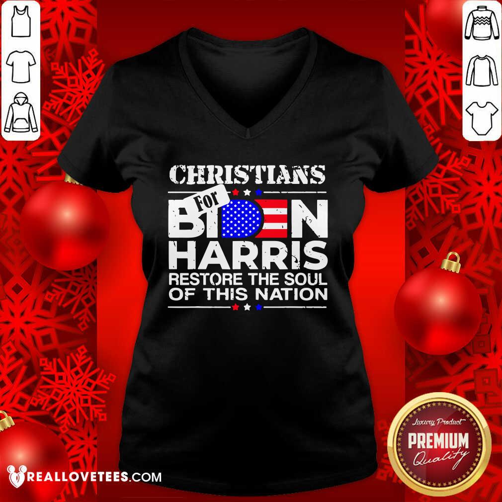 Official Christians Biden Harris Restore The Soul Of This Nation Shirt