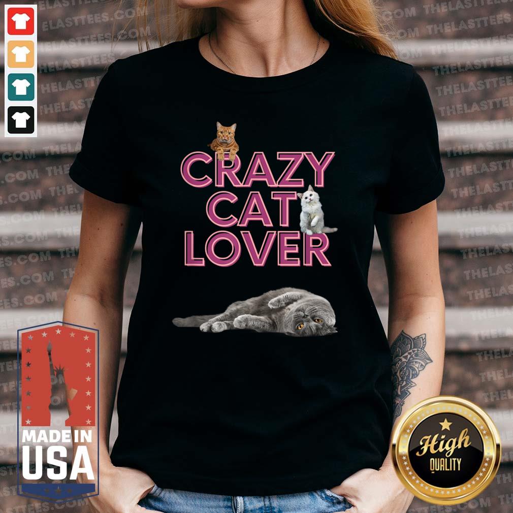 Official Crazy Cat Lover T-Shirt