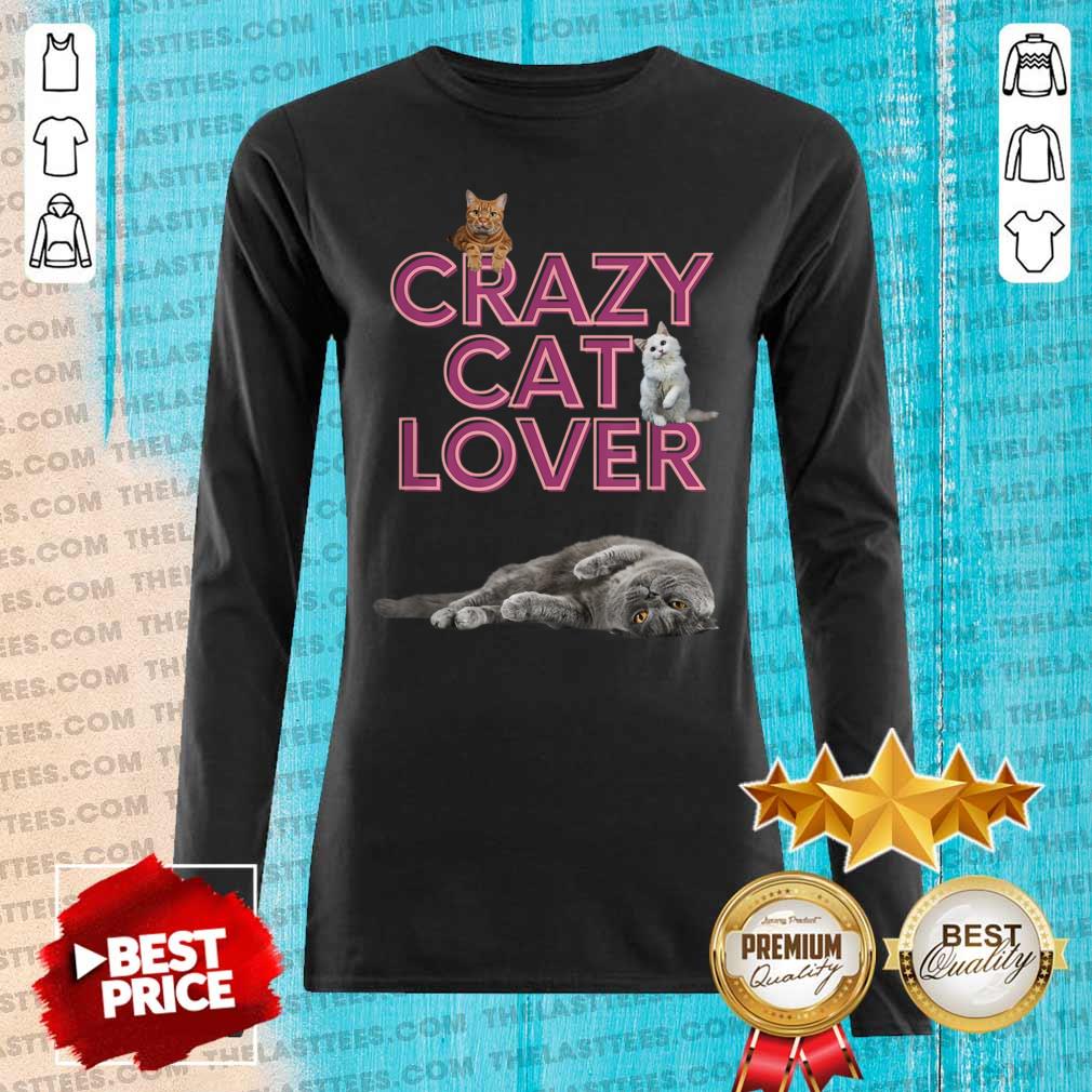 Official Crazy Cat Lover T-Shirt