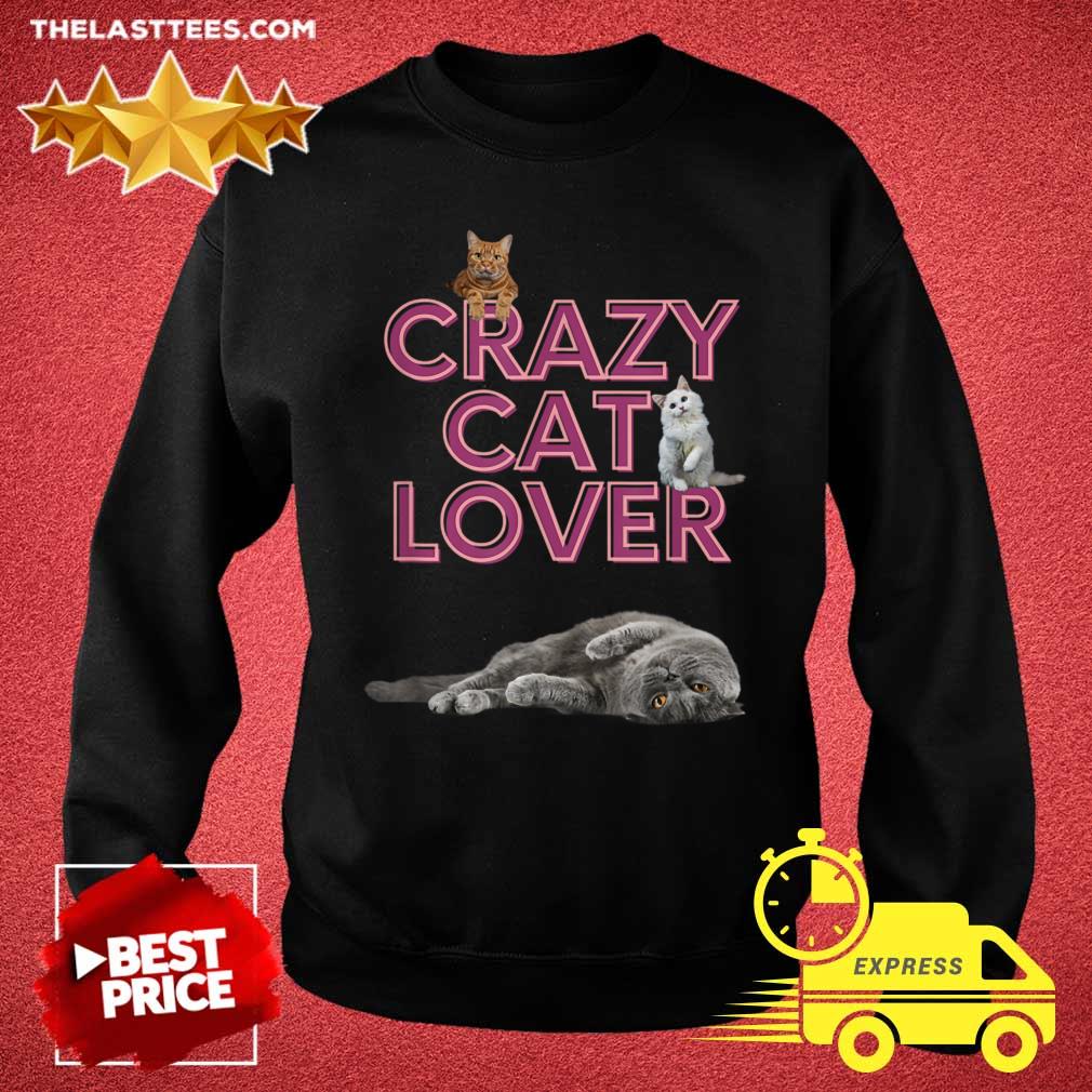 Official Crazy Cat Lover T-Shirt