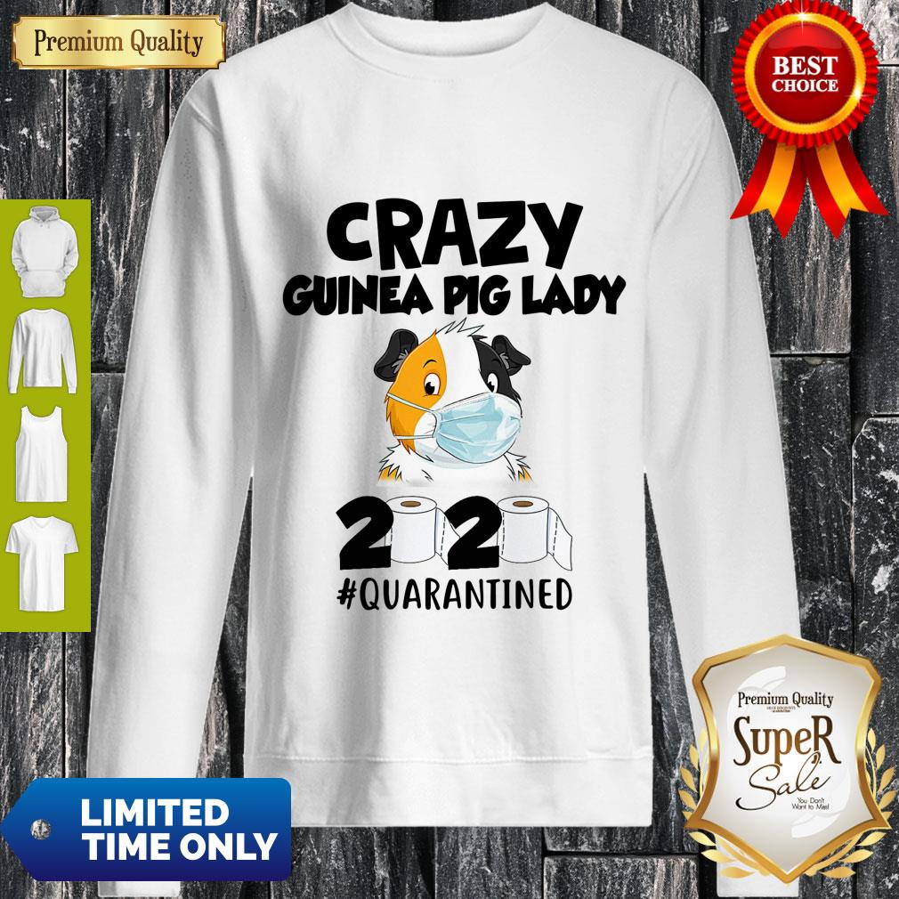 Official Crazy Guinea Pig Lady 2020 toilet paper quarantined shirt