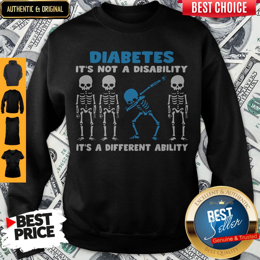 Official Diabetes It's A Different Ability Shirt