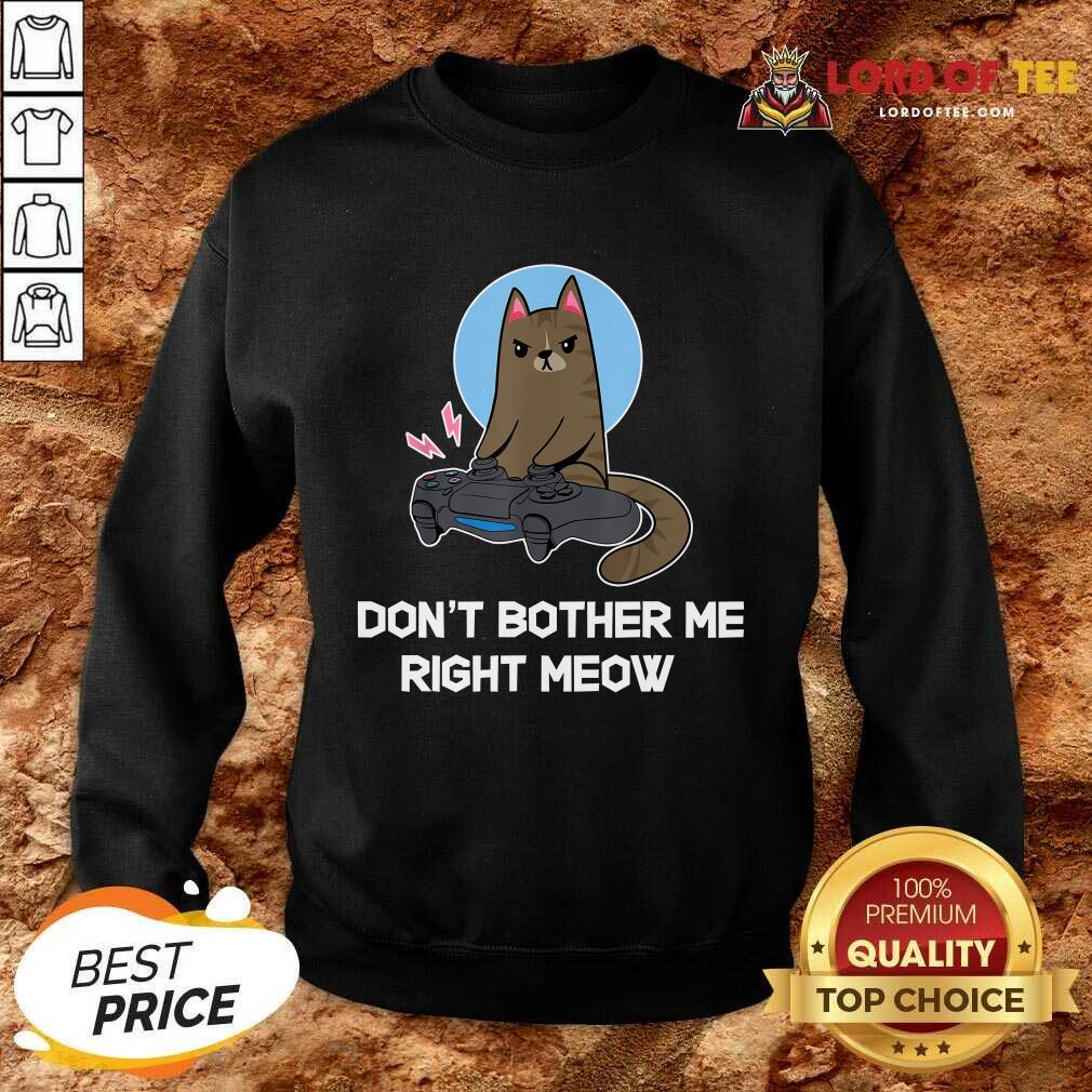 Official Do Not Bother Me Right Cat Shirt