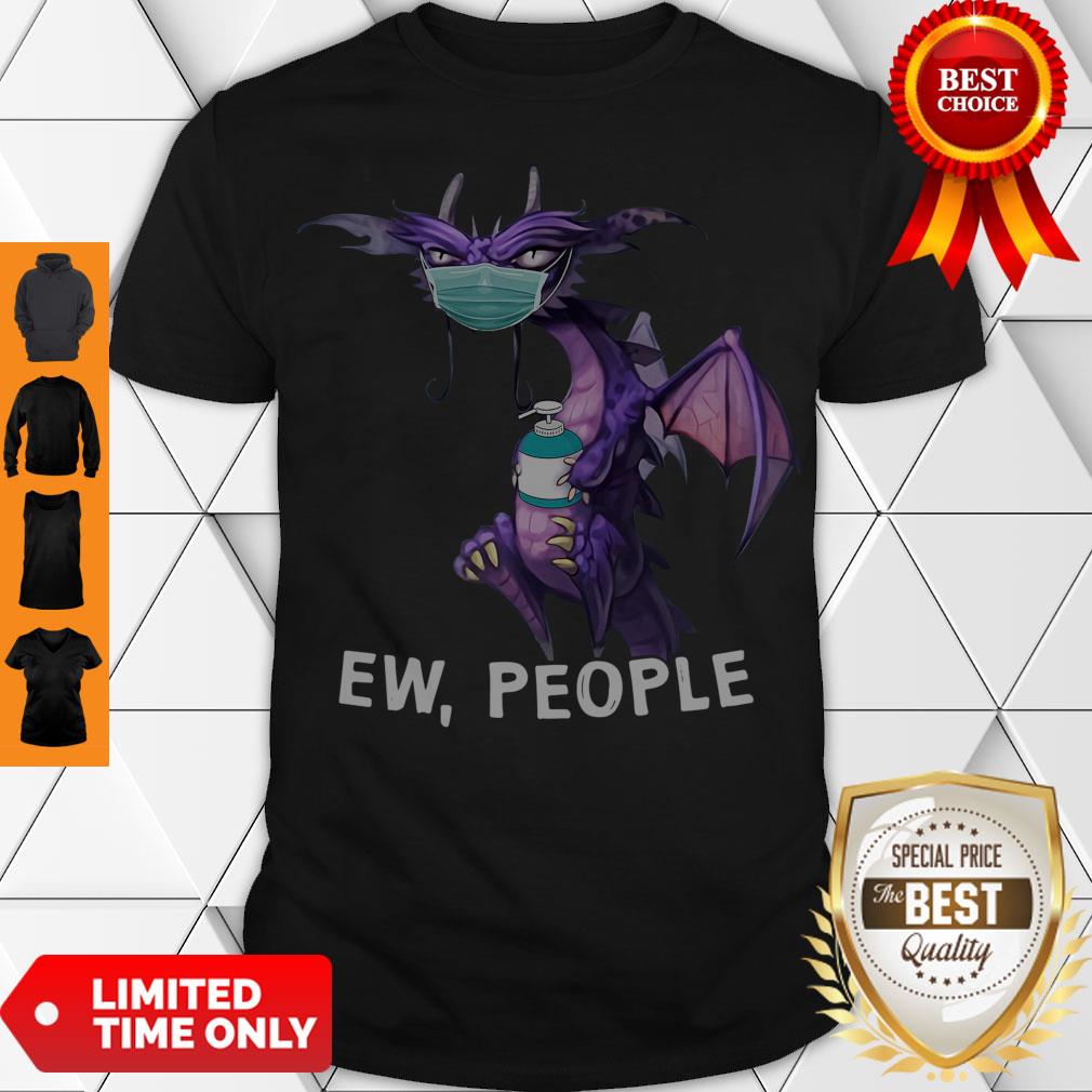 Official Dragon Face Mask Ew People Shirt