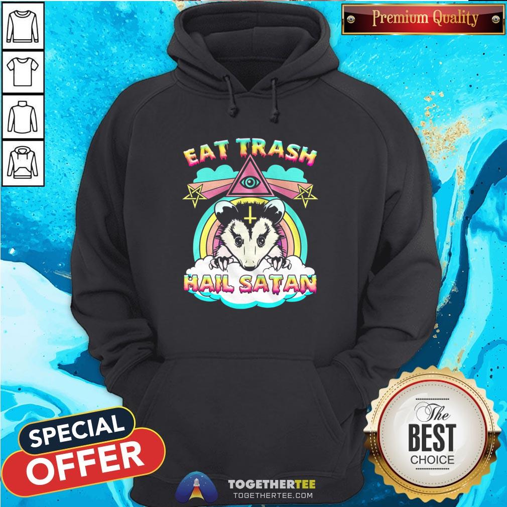 Official Eat Trash Hail Satan Opossum Shirt