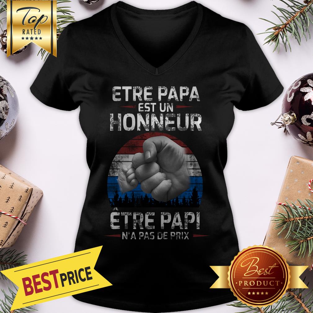 Official Etre Papa Est Un Honneur Être Papi N’a Pas De Prix Shirt