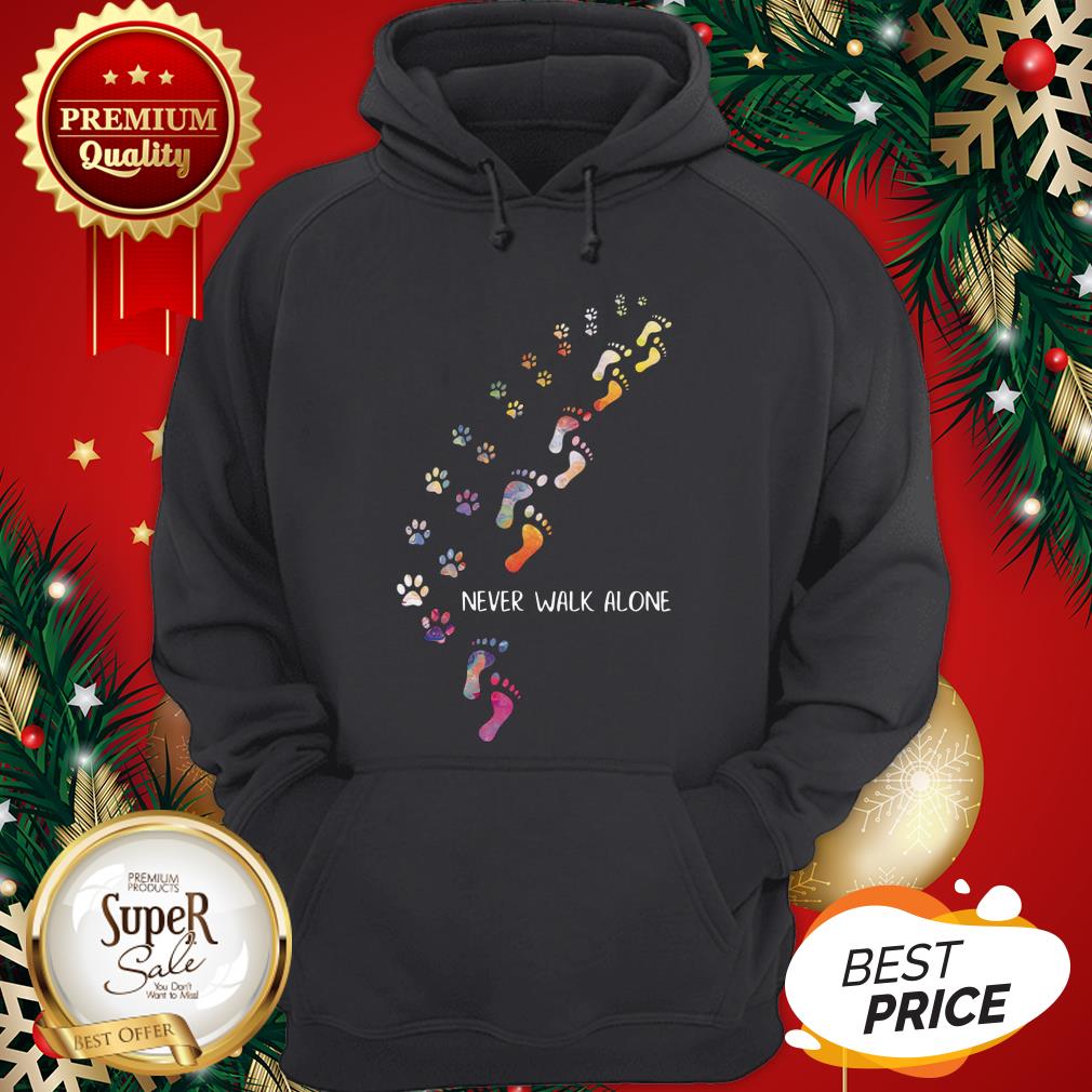 Official Footprint Colors You'll Never Walk Alone Shirt