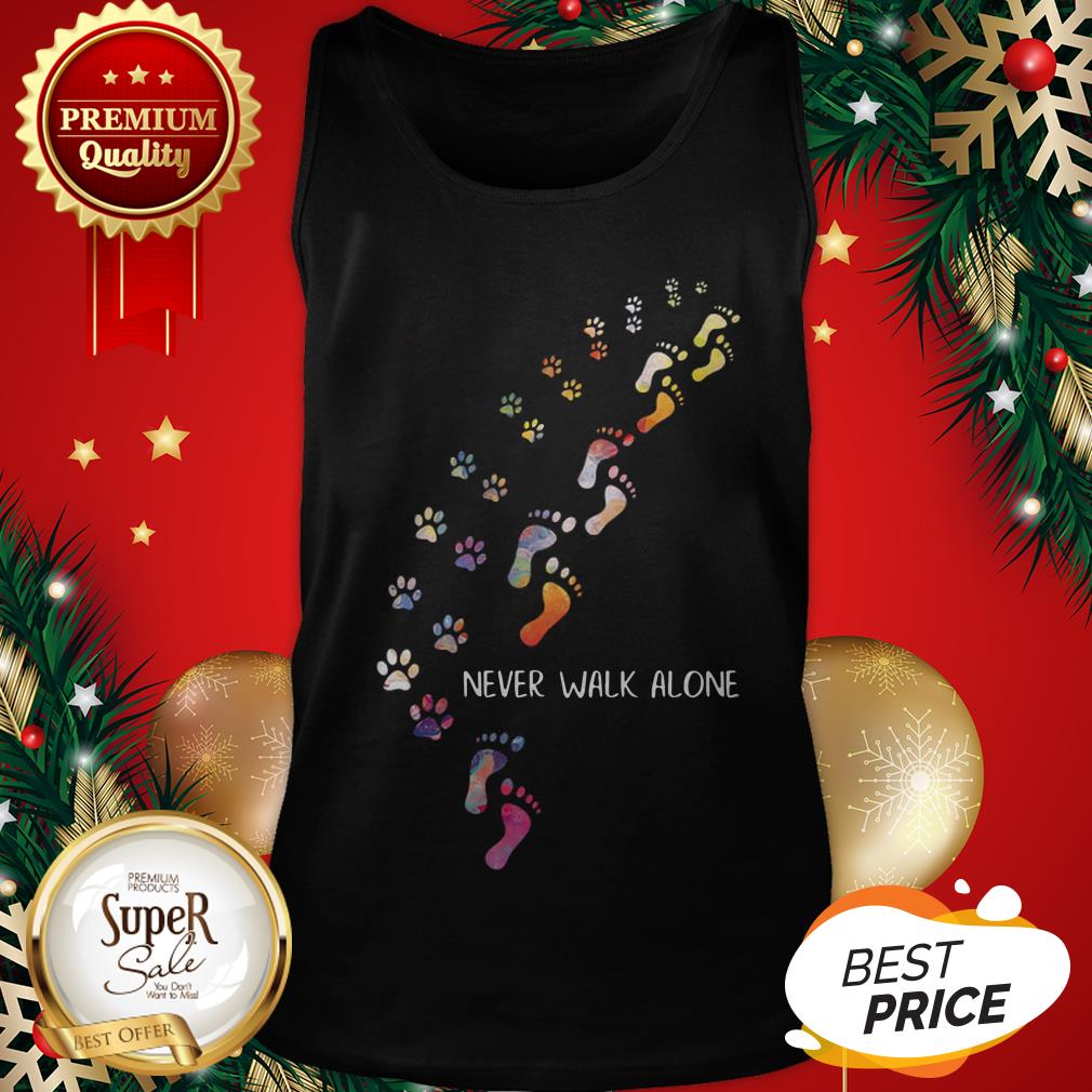 Official Footprint Colors You'll Never Walk Alone Shirt