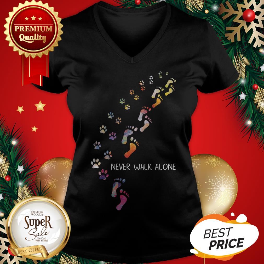 Official Footprint Colors You'll Never Walk Alone Shirt