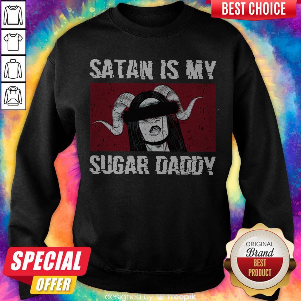 Official Girl Satan Is My Sugar Daddy Shirt
