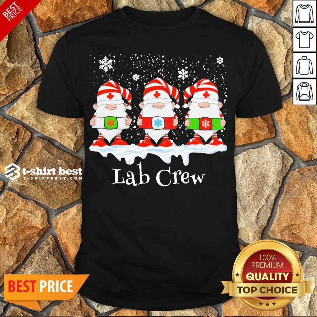 Official Gnome Nurse Lab Crew Merry Christmas 2020 Shirt