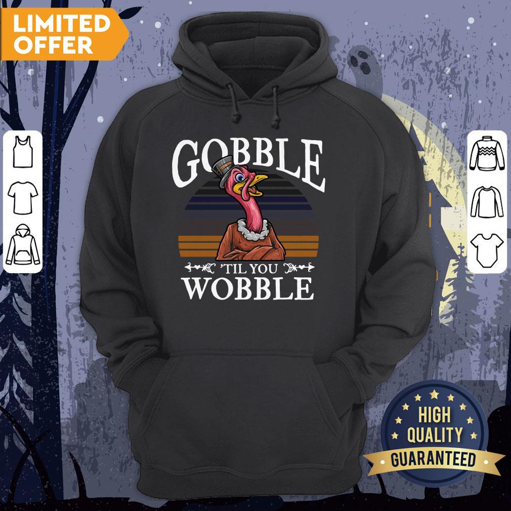 Official Gobble Til You Wobble Flamingo Vintage Shirt