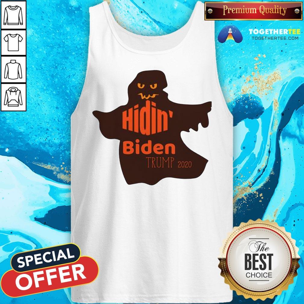 Official Halloween Costume Ghost Hidin Biden Trump 2020 Shirt