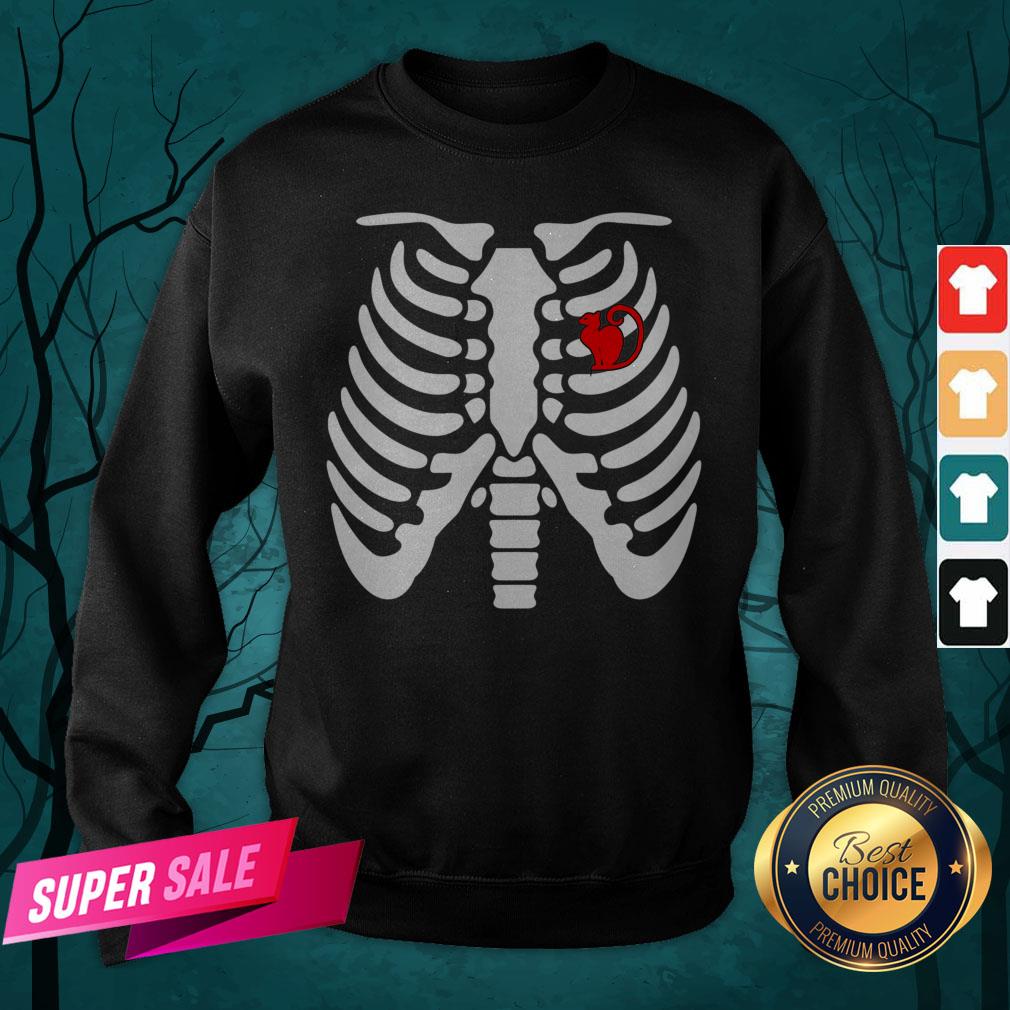 Official Halloween Day Skeleton Cat Shirt