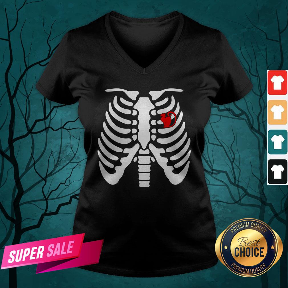 Official Halloween Day Skeleton Cat Shirt