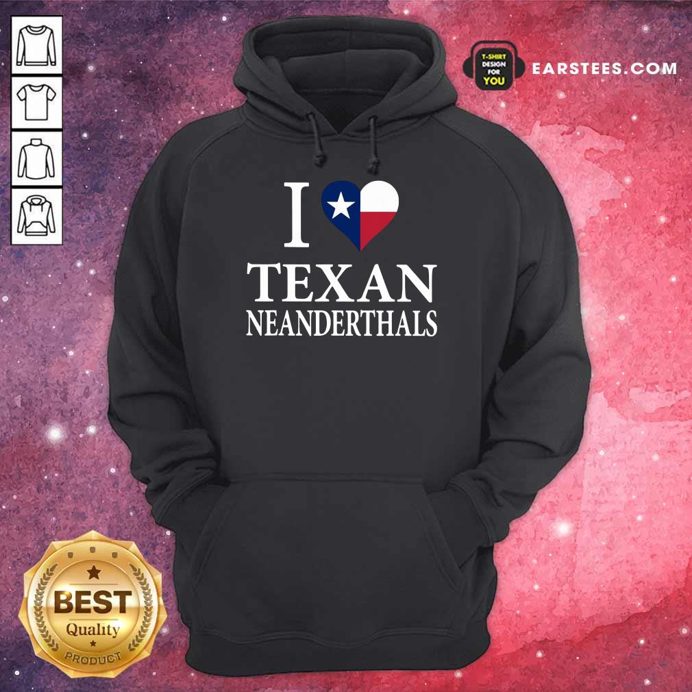 Official I Love Texan Neanderthals 2 Shirt