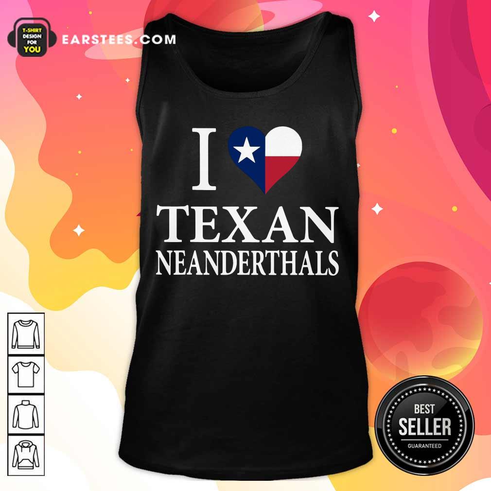 Official I Love Texan Neanderthals 2 Shirt