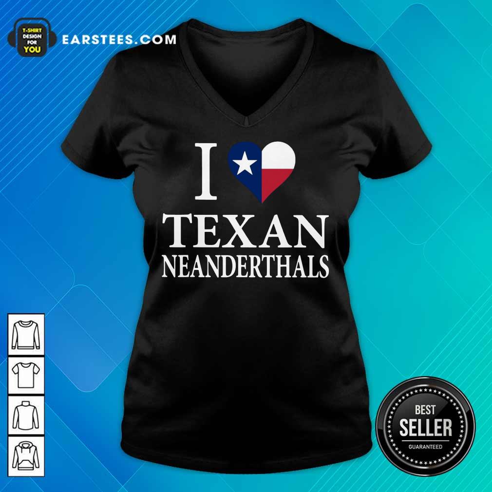 Official I Love Texan Neanderthals 2 Shirt