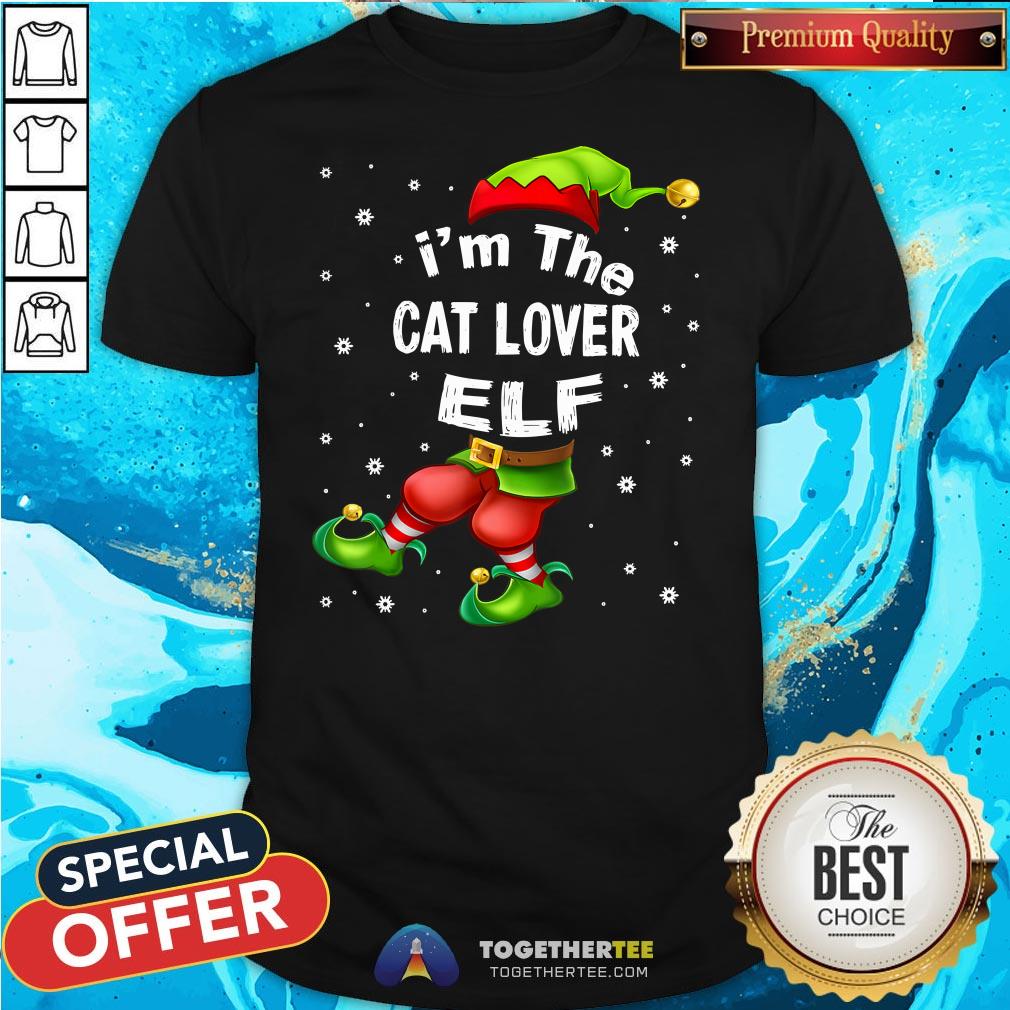 Official I’m The Cat Lover Elf Christmas Shirt