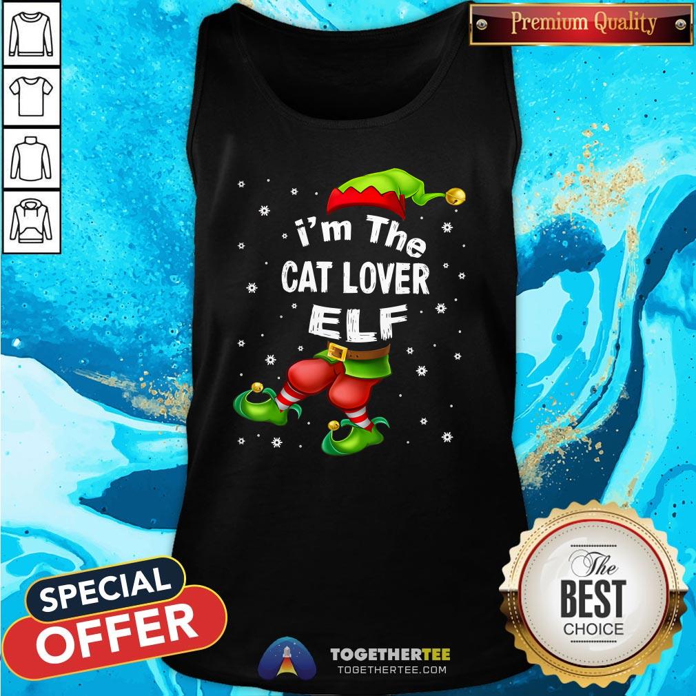 Official I’m The Cat Lover Elf Christmas Shirt