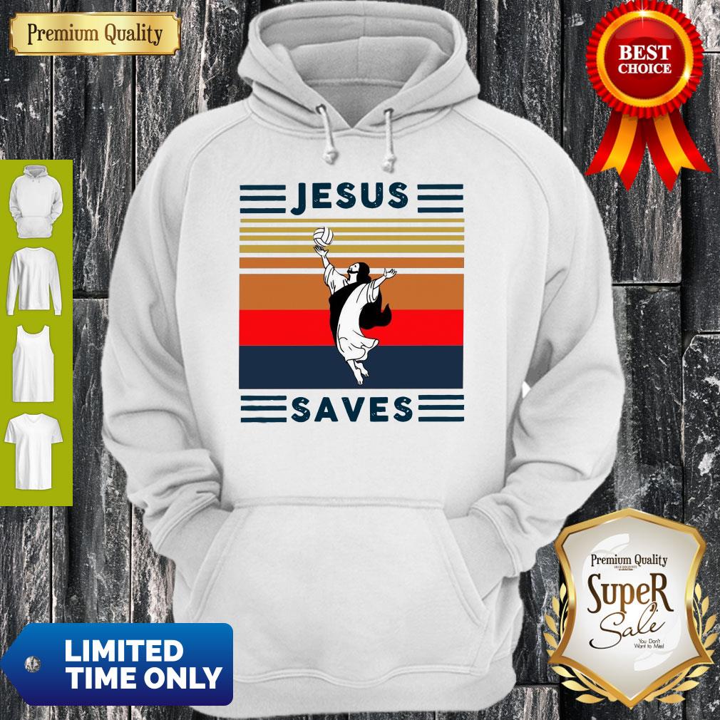 Official Jesus Saves Volleyball Vintage Shirt