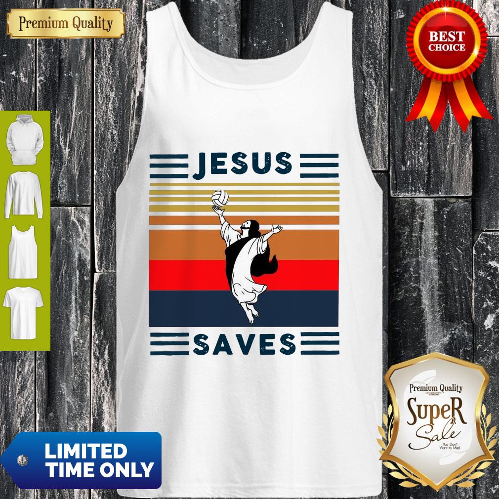 Official Jesus Saves Volleyball Vintage Shirt