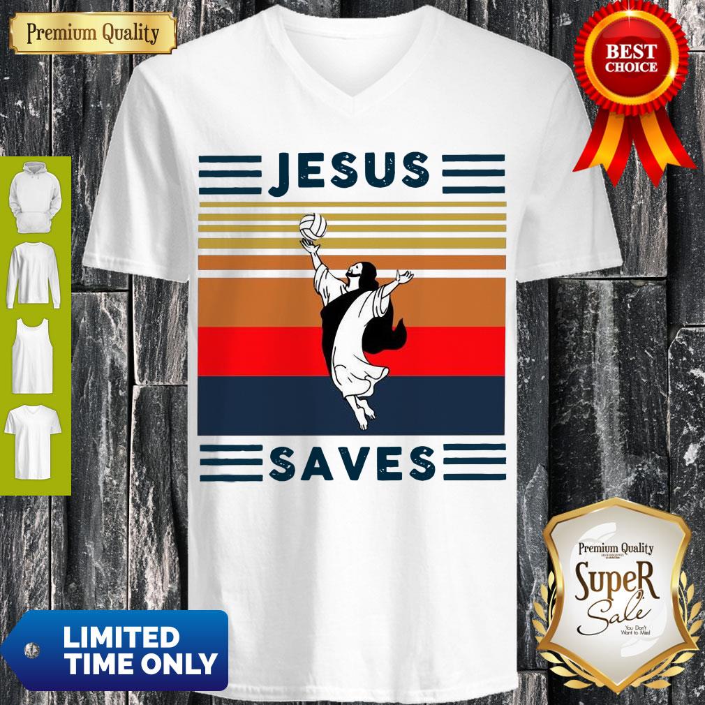 Official Jesus Saves Volleyball Vintage Shirt