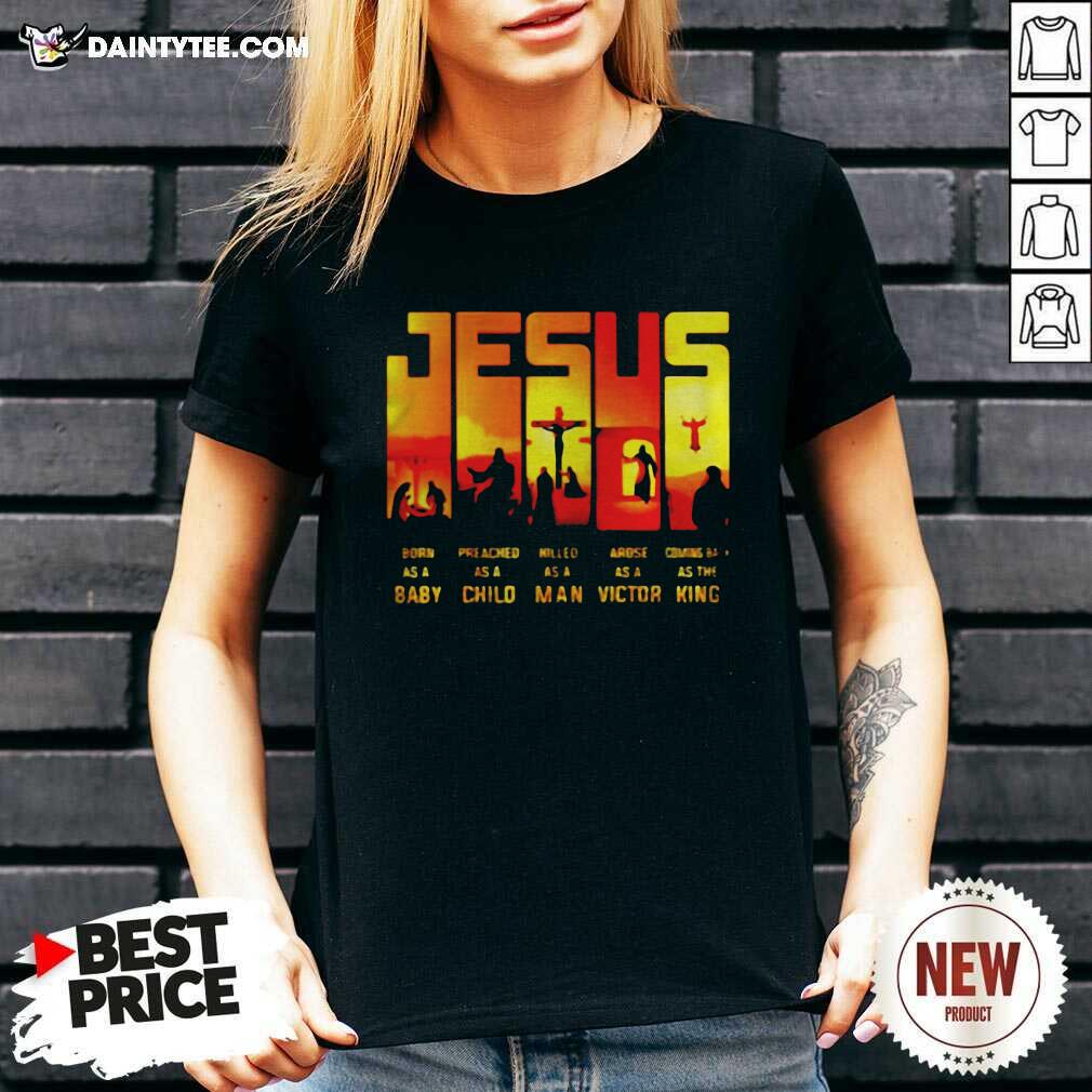 Official Jesus True Story Baby Child Man Victor King T-Shirt