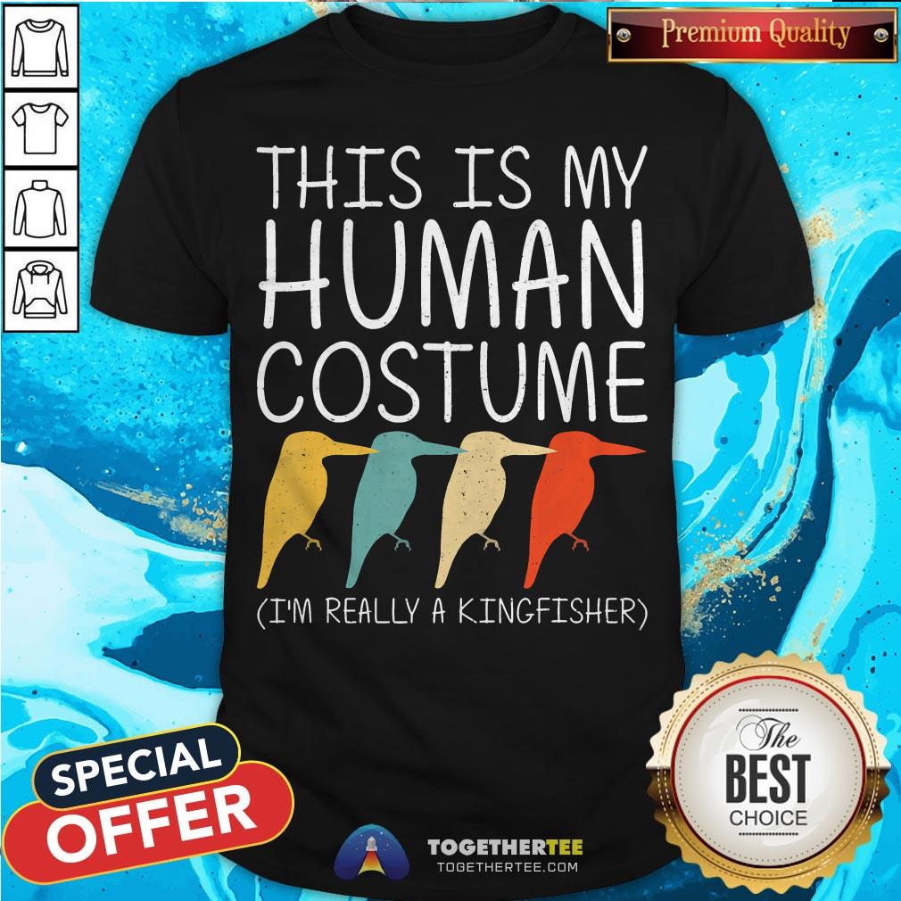 Official Kingfisher Halloween Human Costume Bird Animal Easy DIY Gift Shirt