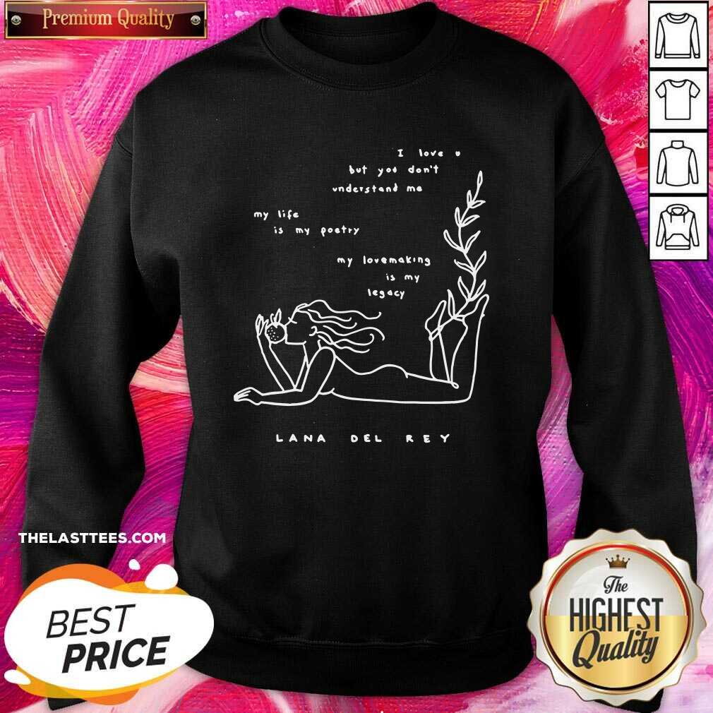 Official Lana Del Rey Merch Violet Shirt