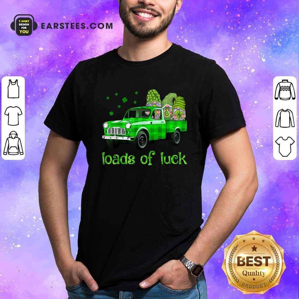 Official Leprechaun Gnomes Loads Of Luck St Patricks Day Shirt