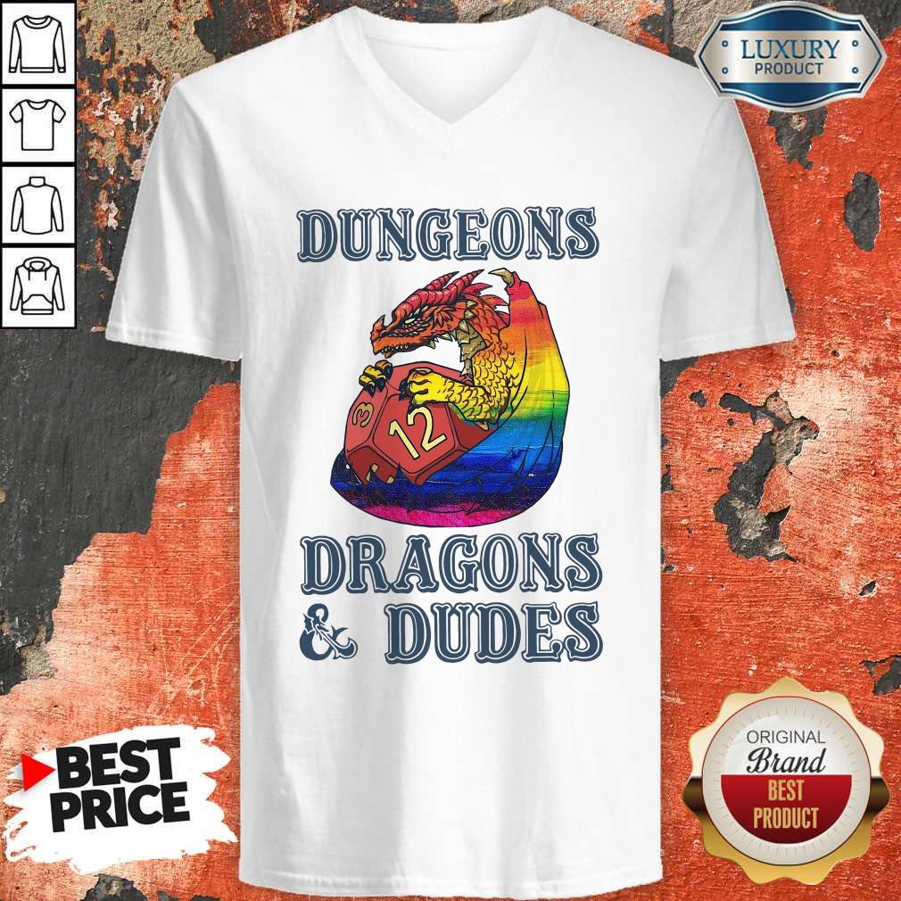 Official LGBT Dungeons Dragons Dudes Shirt