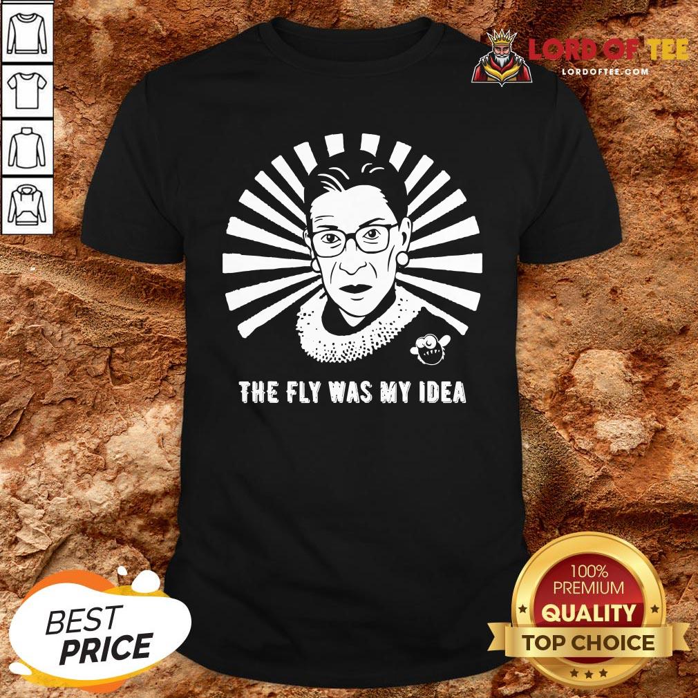 The Fly Was My Idea VP Debates Mike Pence Fly Buzz RBG T-Shirt