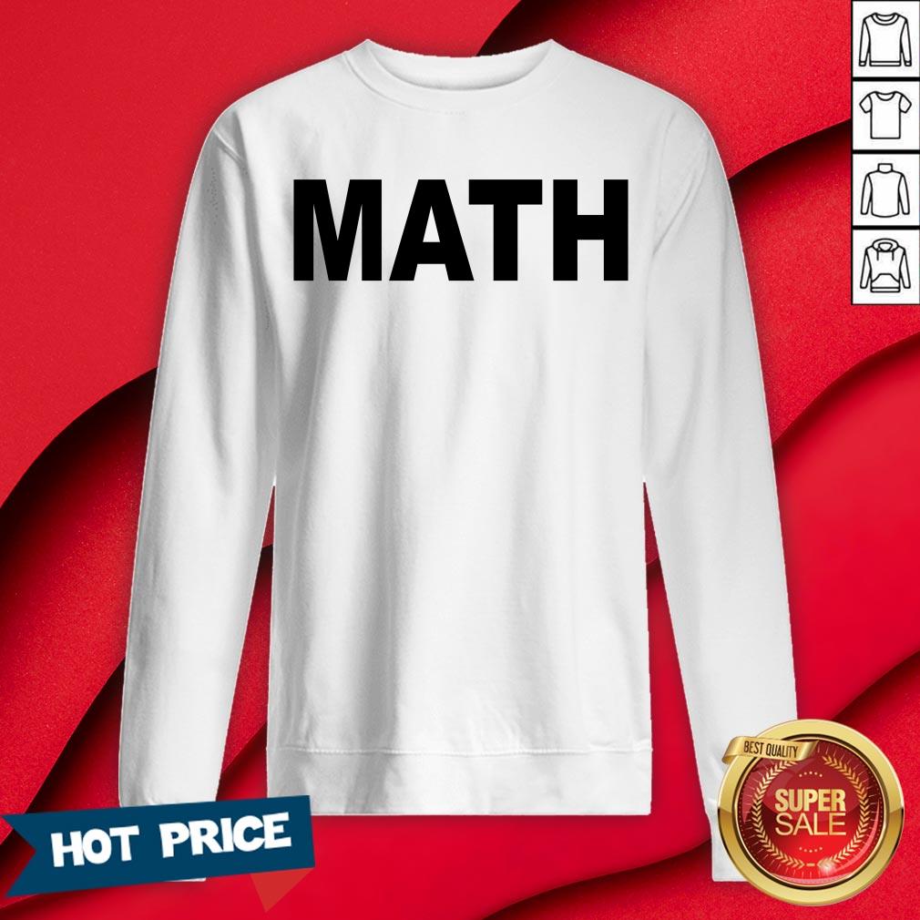 Official Math Teacher Shirt