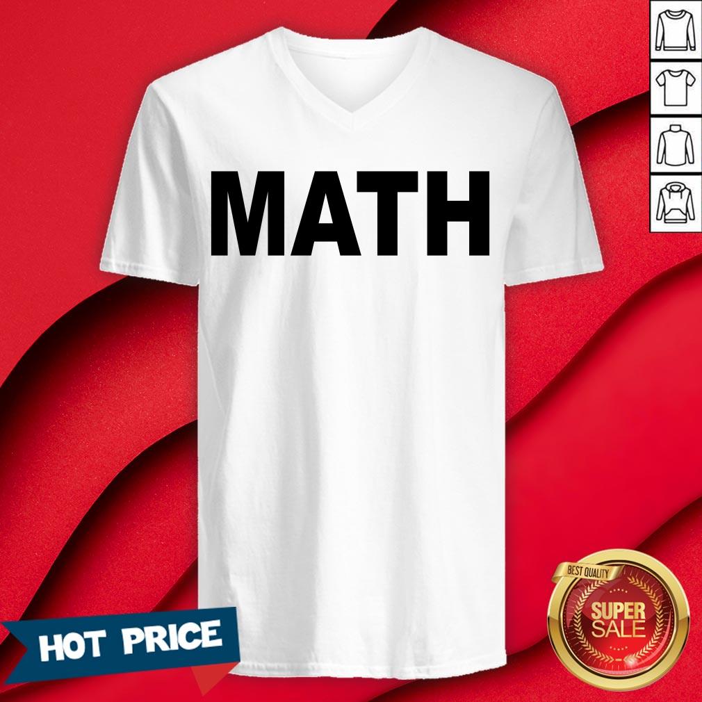Official Math Teacher Shirt