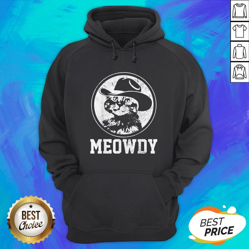 Official Meowdy Cat Cowboy Hat Shirt