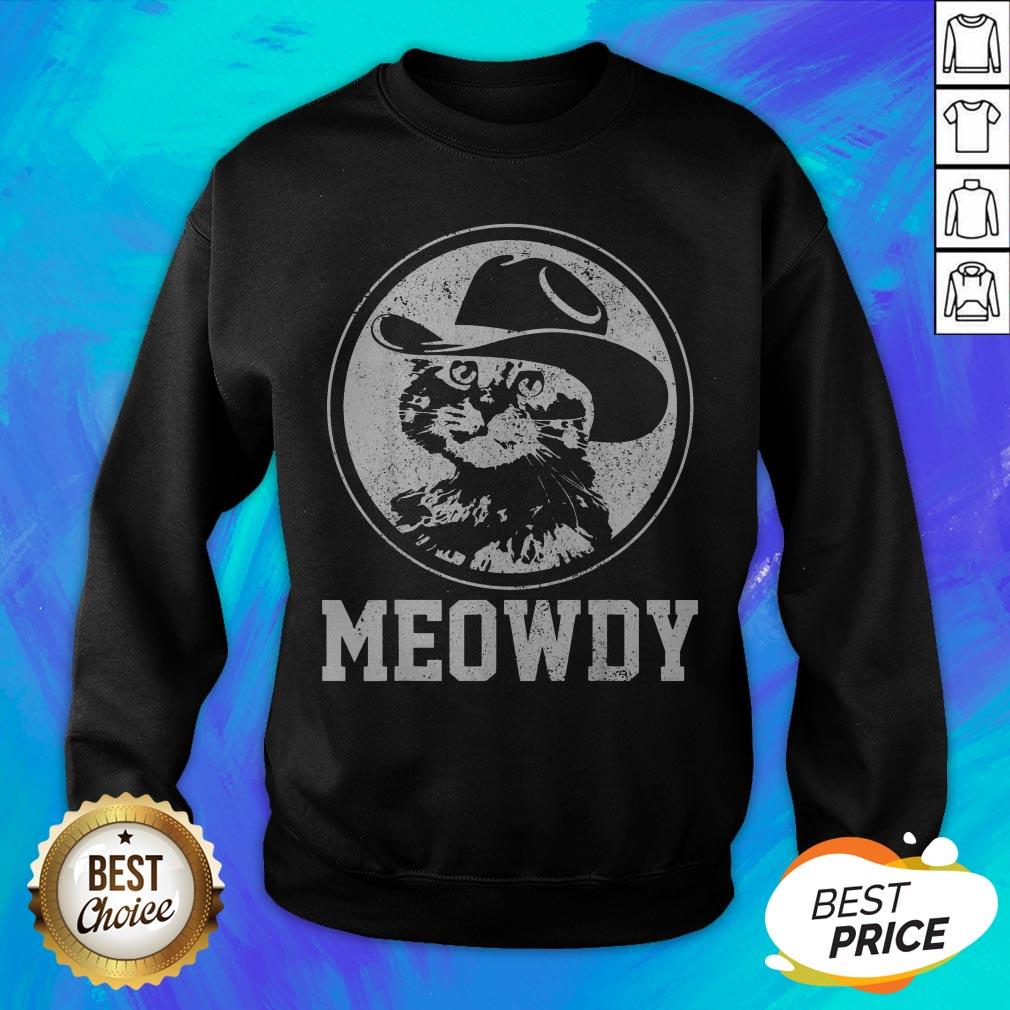 Official Meowdy Cat Cowboy Hat Shirt