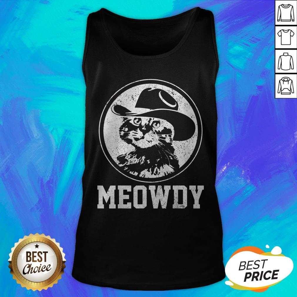 Official Meowdy Cat Cowboy Hat Shirt