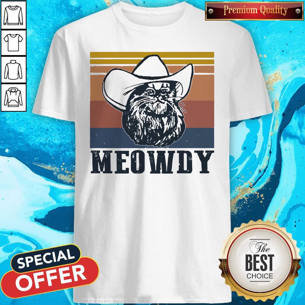 Official Meowdy Vintage Shirt